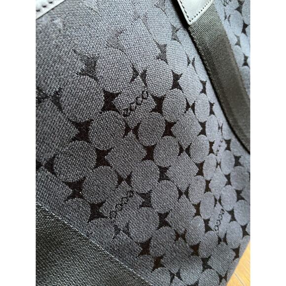 ECCO Black Canvas w/Leather Trim Tote - Picture 9 of 10